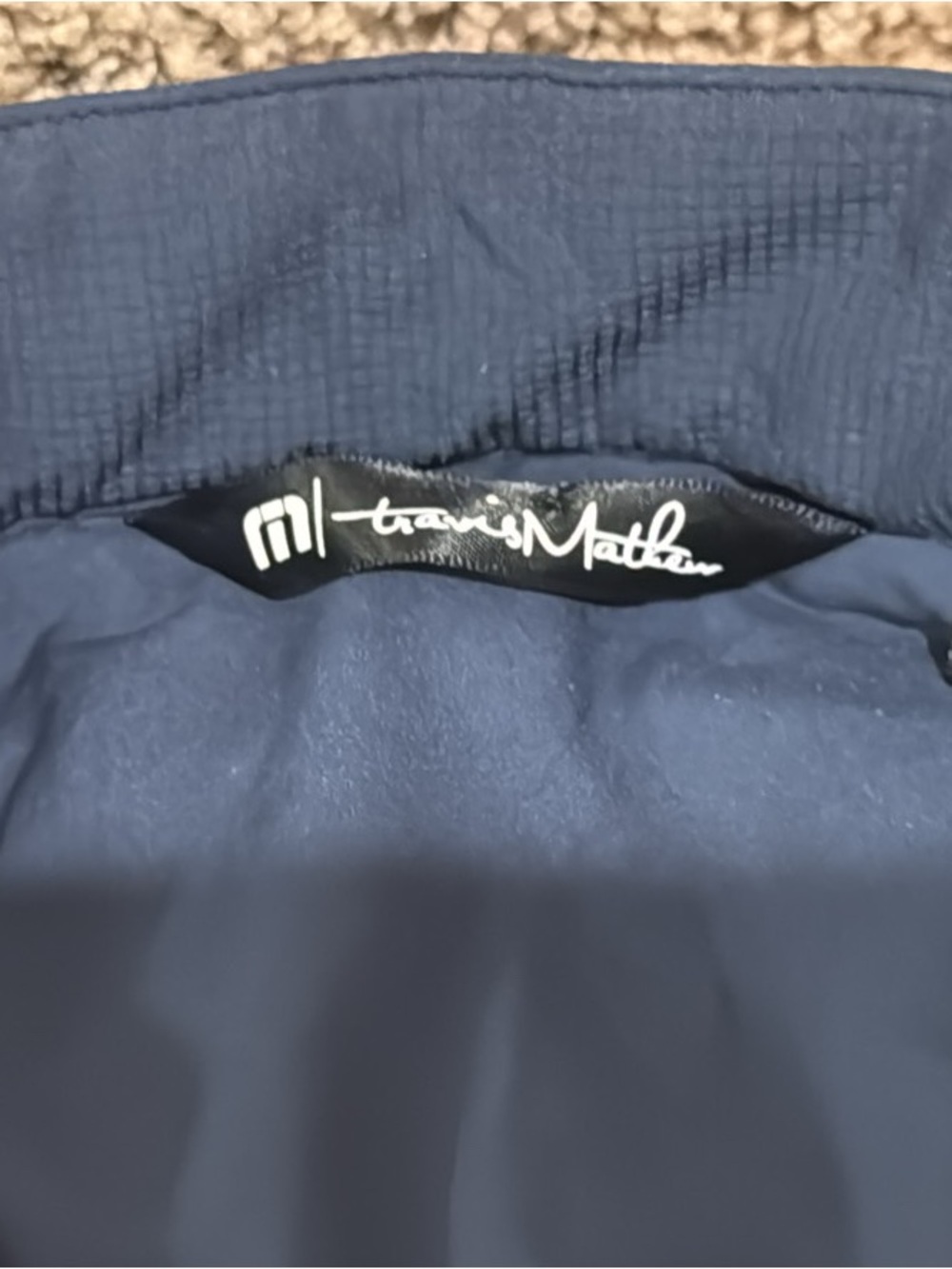 Travis Mathew Navy Lightweight Shirt Jacket